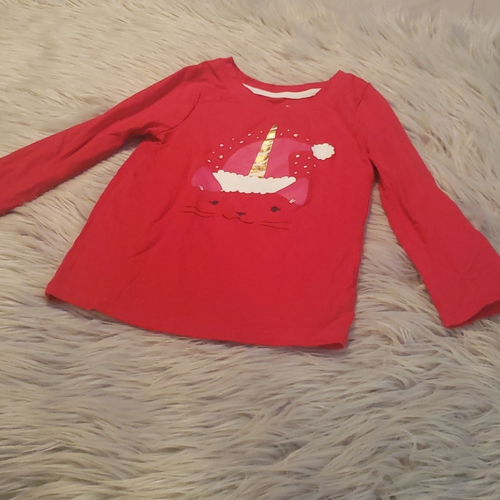 Cat & Jack Toddler Girl Long Sleeve Shirt